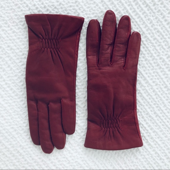 Leather Gloves 100% Polyester Lining Women Size Large - Picture 3 of 10